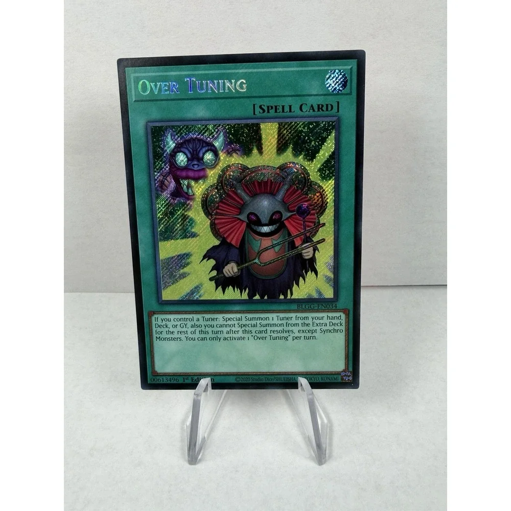 Yugioh - Over Tuning Secret Rare BLGG-EN034, Near Mint, 1st Edition